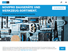 Tablet Screenshot of novipro.de