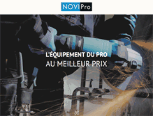 Tablet Screenshot of novipro.fr